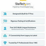 StarTech.com 4-Port USB-C Hub, 5Gbps, Bus Powered, USB-C to 4x USB-A Mini Hub, Extra Long 2ft/61cm Host Cable, 70% PCR Plastic Housing