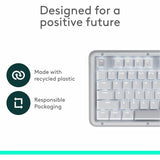 Logitech Alto Keys K98M Wireless Mechanical Keyboard, Customizable Keyboard with Vibration Absorbing Gasket, Backlit Keys, Off-white