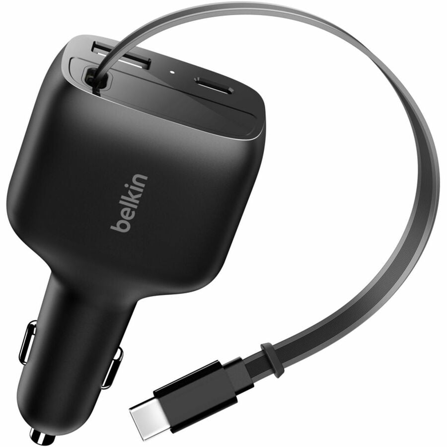 Belkin BoostCharge Retractable Car Charger 75W