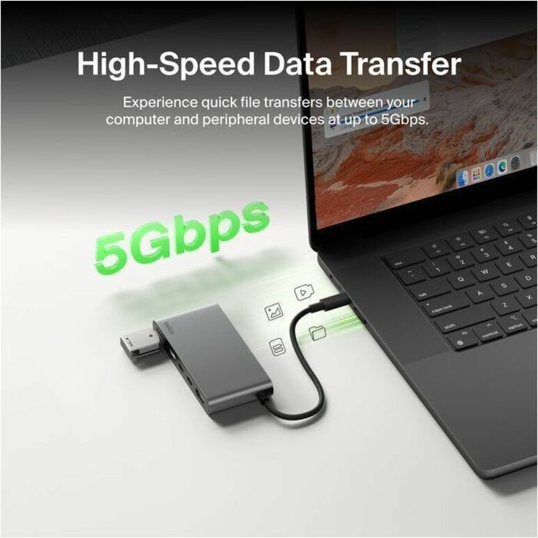 Belkin Connect 5-Port USB-C Hub with Dual USB-C Ports
