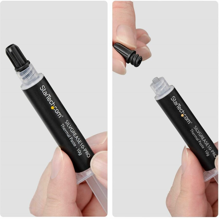 StarTech.com High-Performance Silicone Thermal Paste, Compound for CPUs GPUs and ICs, Processor Grease Improves Heat Transfer and Cooling