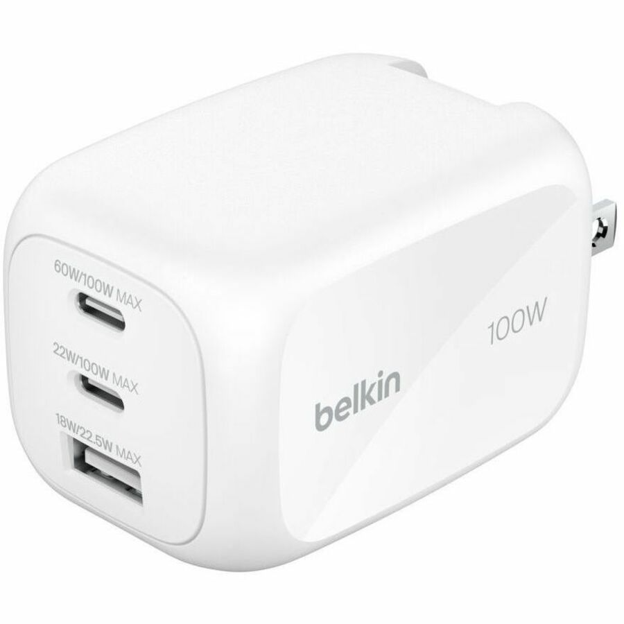 Belkin BoostCharge Pro 3-Port GaN Wall Charger 100W