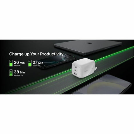 Belkin BoostCharge Pro 3-Port GaN Wall Charger 100W