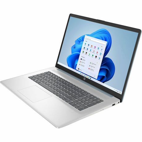 HP 17-cn3000 17-cn3142ds 17.3" Touchscreen Notebook - HD+ - Intel Core N-series N100 - 4 GB - 128 GB Flash Memory - Moonlight Blue, Natural Silver