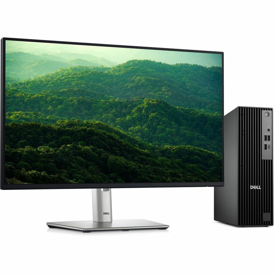 Dell Pro Slim QCS1255 Desktop Computer - AMD Ryzen 5 8500G - 16 GB - 512 GB PCI Express NVMe 4.0 SSD - Slim PC - Standard Black