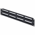 48 Port 2U Cat6 Patch Panel