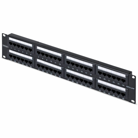 48 Port 2U Cat6 Patch Panel