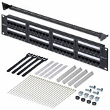 48 Port 2U Cat6 Patch Panel