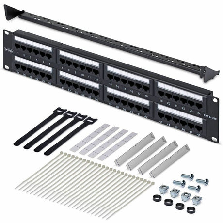 48 Port 2U Cat6 Patch Panel