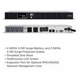 1000VA/600W 1U RACKMOUNT UPS