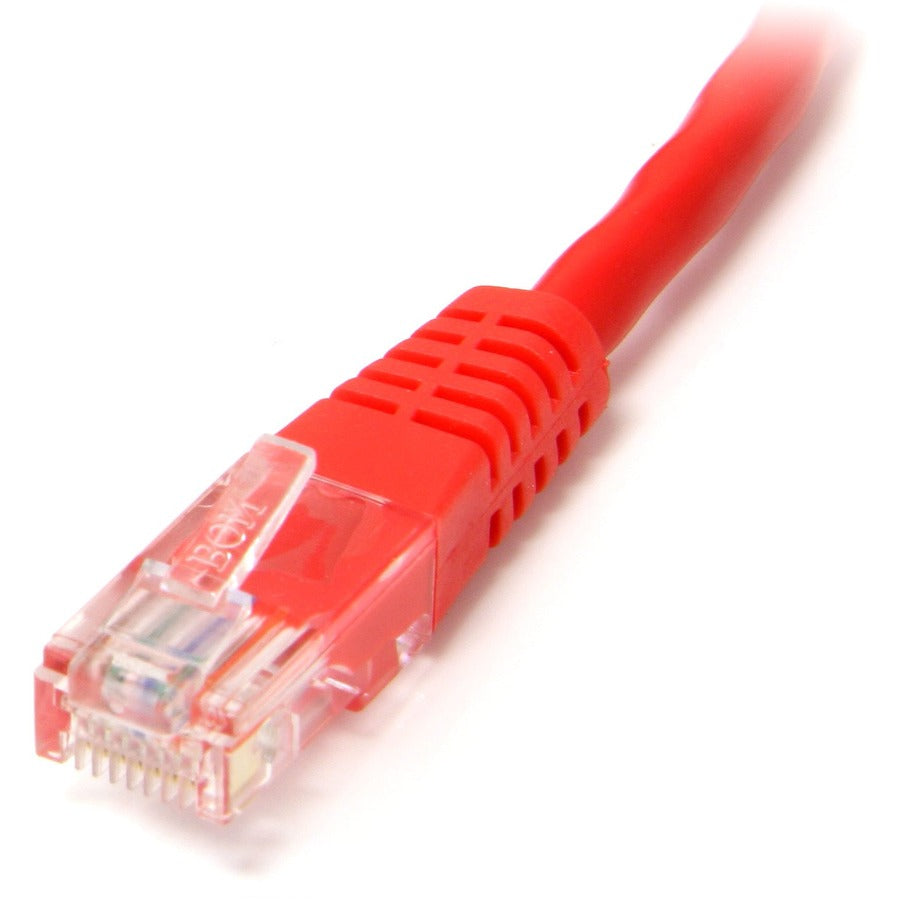 StarTech.com 15 ft Red Molded Cat5e UTP Patch Cable