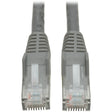 Eaton Tripp Lite Series Cat6 Gigabit Snagless Molded (UTP) Ethernet Cable (RJ45 M/M), PoE, Gray, 50 ft. (15.24 m)