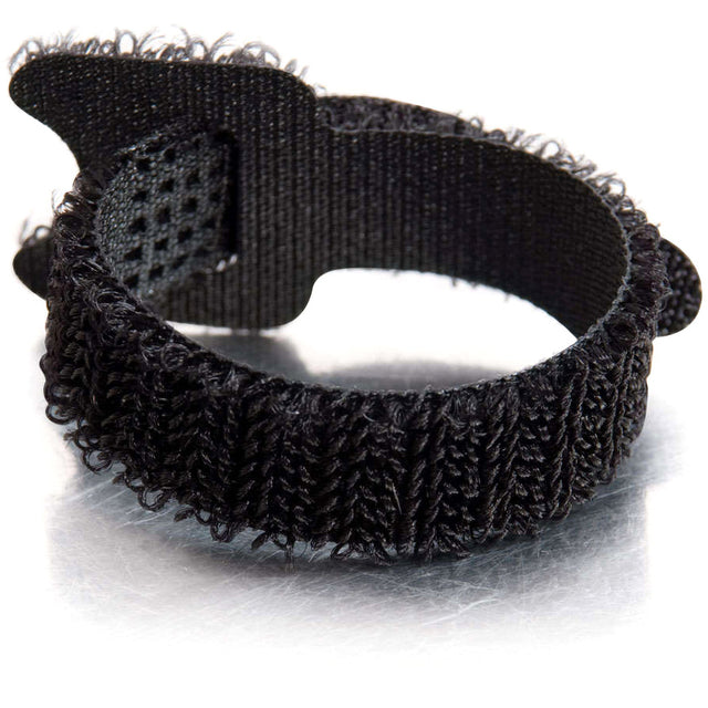 C2G 6in Hook-and-Loop Cable Management Wrapes - Multipack (12 Pack) - Black