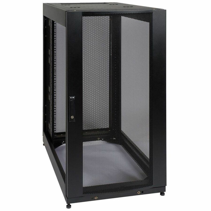 Eaton Tripp Lite Series 25U SmartRack Standard-Depth Half-Height Server Rack Enclosure, Doors and Side Panels