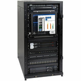 Eaton Tripp Lite Series 25U SmartRack Standard-Depth Half-Height Server Rack Enclosure, Doors and Side Panels