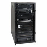 Eaton Tripp Lite Series 25U SmartRack Standard-Depth Half-Height Server Rack Enclosure, Doors and Side Panels