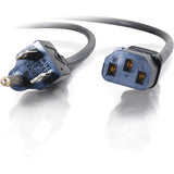 C2G 6ft Power Cord - 18 AWG - NEMA 5-15P to IEC320C13 - Computer Power