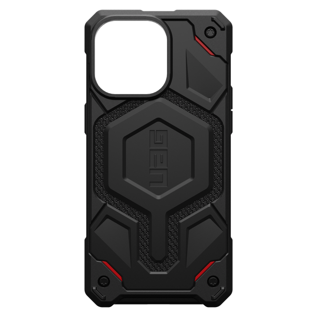 Urban Armor Gear Uag - Monarch Pro Magsafe Case For Apple Iphone 15 Pro Max - Kevlar Black