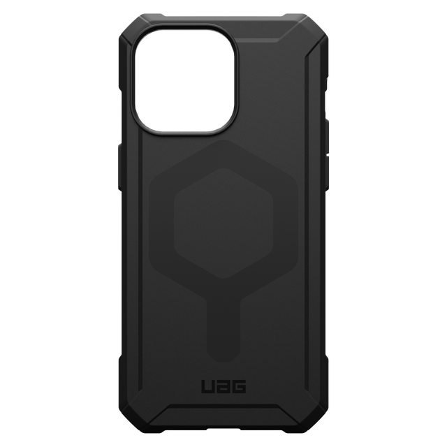 Urban Armor Gear Uag - Essential Armor Magsafe Case For Apple Iphone 15 Pro Max - Black