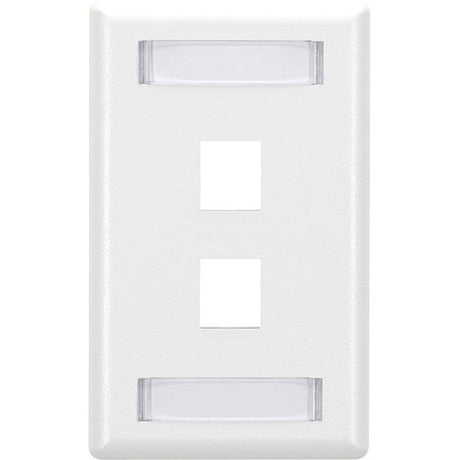 Black Box GigaStation2 2 Socket Network Faceplate