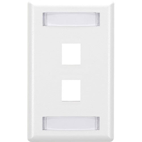 Black Box GigaStation2 2 Socket Network Faceplate