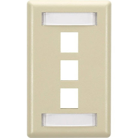 Black Box GigaStation2 3 Socket Network Faceplate