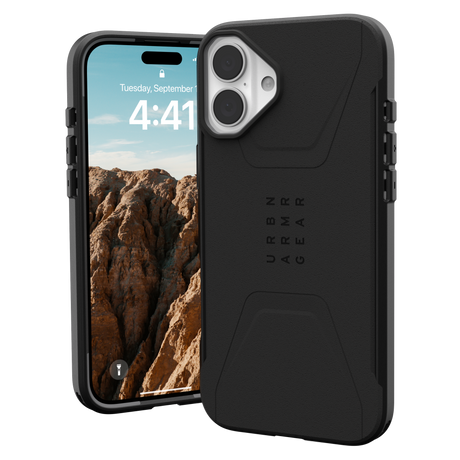Urban Armor Gear Uag -  Civilian Magsafe Case For Apple Iphone 16 Plus - Black