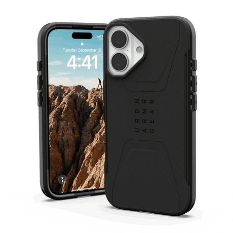 Urban Armor Gear Uag -  Civilian Magsafe Case For Apple Iphone 16 - Black