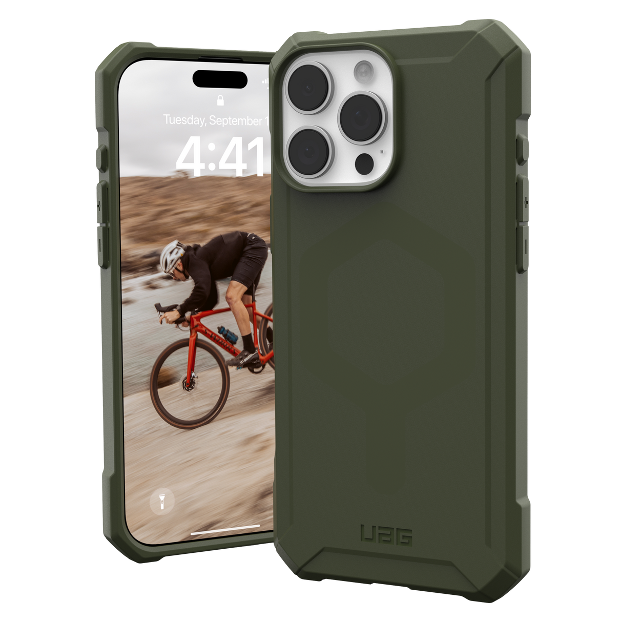 Urban Armor Gear Uag -  Essential Armor Magsafe Case For Apple Iphone 16 Pro Max - Olive Drab