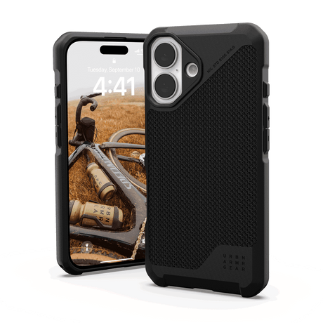 Urban Armor Gear Uag -  Metropolis Lt Magsafe Case For Apple Iphone 16 - Kevlar Black