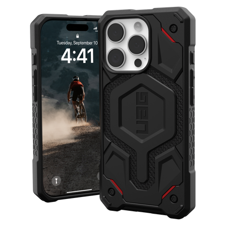 Urban Armor Gear Uag -  Monarch Pro Magsafe Case For Apple Iphone 16 Pro - Kevlar Black