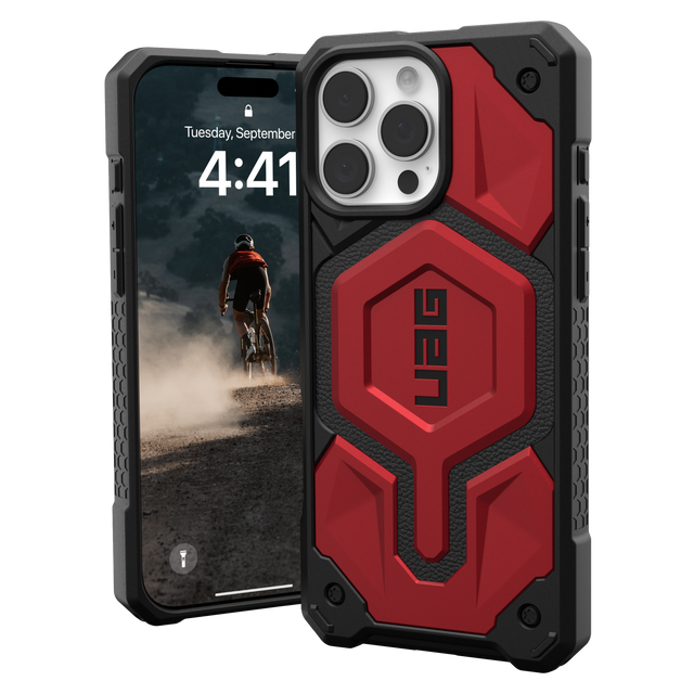 Urban Armor Gear Uag -  Monarch Pro Magsafe Case For Apple Iphone 16 Pro Max - Crimson