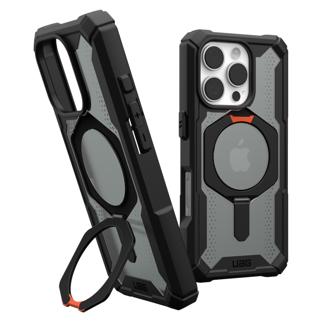 Urban Armor Gear Uag -  Plasma Xte Magsafe Case For Apple Iphone 16 Pro - Black And Orange