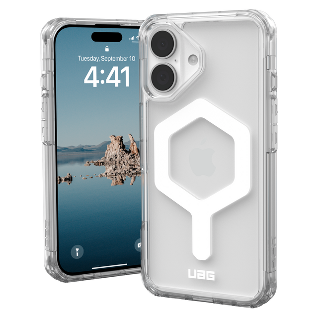 Urban Armor Gear Uag -  Plyo Magsafe Case For Apple Iphone 16 - Ice And White