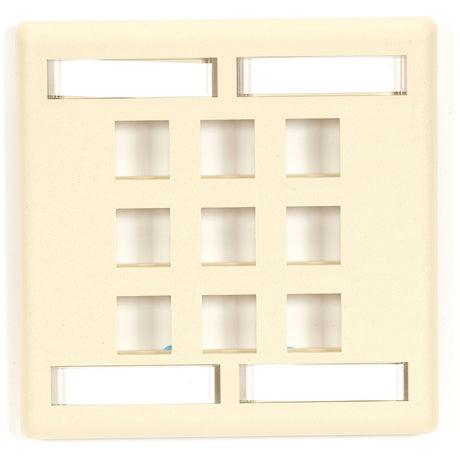 Black Box GigaStation2 9 Socket Network Faceplate