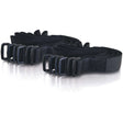 C2G 11in Hook-and-Loop Cable Management Straps - Black - 12pk