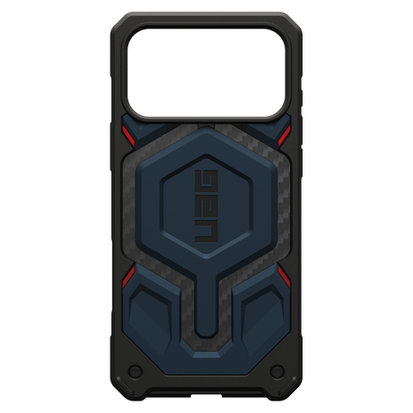 Urban Armor Gear Monarch Pro Case for Apple iPhone 17 Pro Max - Carbon Fiber Mallard and Red