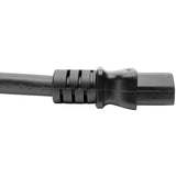 Eaton Tripp Lite Series C20 to C13 Power Cord for Computer - Heavy-Duty, 15A, 100-250V, 14 AWG, 7 ft. (2.13 m), Black