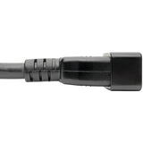 Eaton Tripp Lite Series C20 to C13 Power Cord for Computer - Heavy-Duty, 15A, 100-250V, 14 AWG, 7 ft. (2.13 m), Black