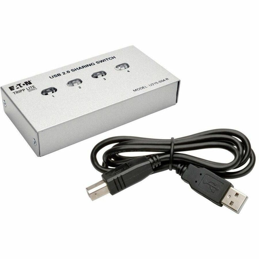 Eaton Tripp Lite Series 4-Port USB 2.0 Printer / Peripheral Sharing Switch