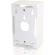 C2G Single Gang Wall Box - White