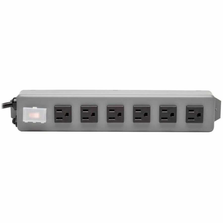 Eaton Tripp Lite Series Industrial Power Strip Metal, Lighted Power Switch, 6-Outlet, 6 ft. (1.8 m) Cord