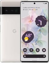 Google Pixel 6 Unlocked, Display: 6.40" AMOLED, 90Hz, HDR10+, 1080x2400px resolution, Memory: 128GB 8GB RAM, 256GB 8GB RAM; UFS 3.1, OS/Software: Android 12