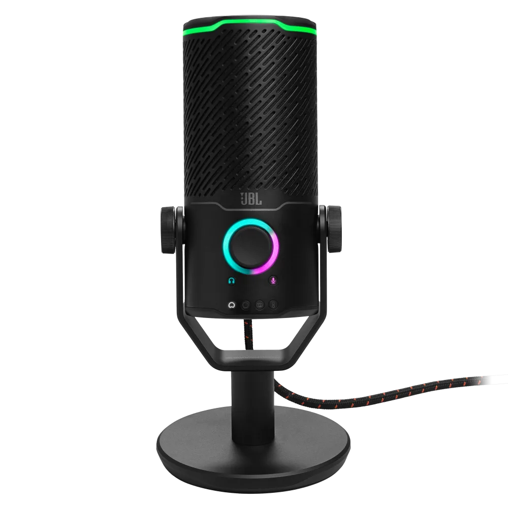 JBL Quantum Stream Studio Microphone - Black | High-Quality Broadcast Audio