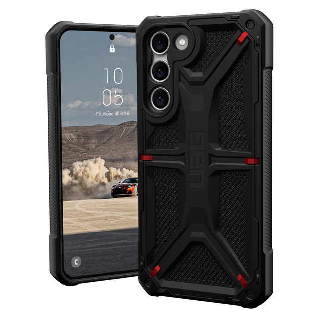 Urban Armor Gear Monarch Case for Samsung Galaxy S23 Plus - Kevlar Black