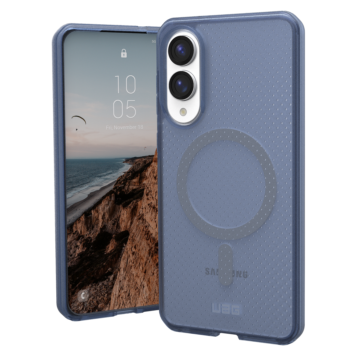 Urban Armor Gear Uag - Dot Case With Magnet For Samsung Galaxy S25 Edge - Cloud Blue