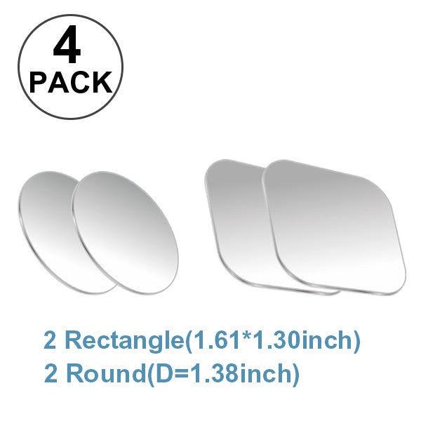 MyBat Universal Metal Plate for Magnetic Mount(4-pack) - Silver