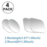 MyBat Universal Metal Plate for Magnetic Mount(4-pack) - Silver