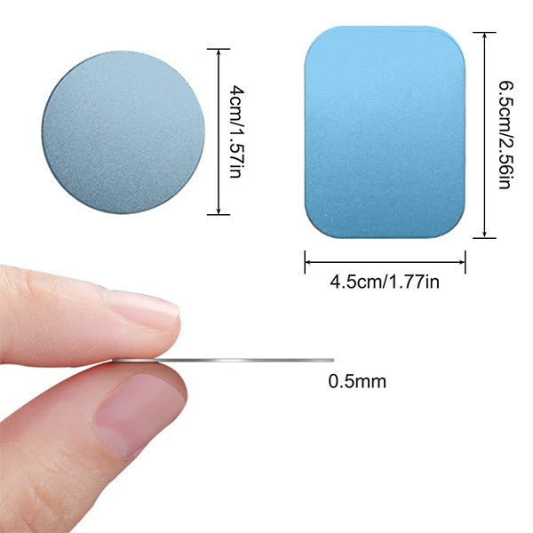 MyBat Universal Metal Plate for Magnetic Mount(4-pack) - Silver