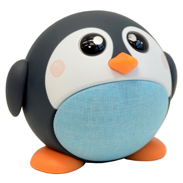 Planet Buddies - Penguin Bluetooth Speaker - Black And White
